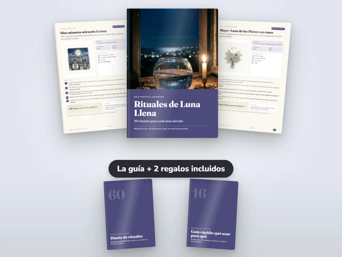 Rituales de Luna Llena: la guía de 50 rituales y los 2 regalos